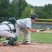 Skyline's Patrick Walker bunts the ball during the third inning of the district finals against Huron, Saturday, June 1.
Courtney Sacco I AnnArbor.com 